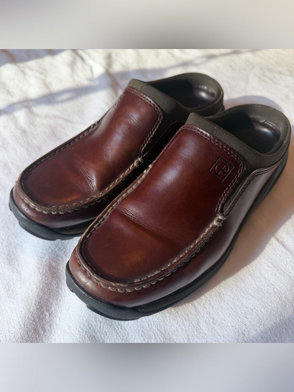 Cole Haan Nike Air Sole Leather Slip-On Loafers